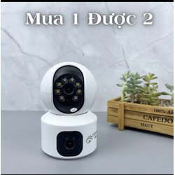 Camera WIFI YOOSEE 2024 2 mắt cam kèm thẻ nhớ 32gb an ninh - tiện lợi