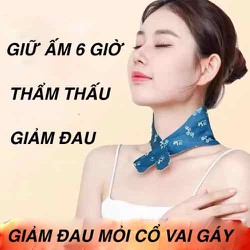 Miếng dán tự làm nóng thảo dược giảm đau mỏi vai gáy , đau bụng kinh