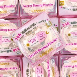 Chính hãng Phấn Phủ Canmake Siêu Lì Mịn Lành Tính 24H Secret Beauty Powder Nhật Bản