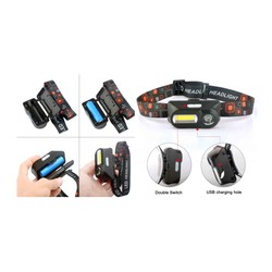 Đèn pin đội đầu chạy bộ Đ2 pim sạc