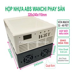 Hộp Nhựa ABS Phay sẵn WANCHI 320x240x110mm - Linh kiện QUỲNH DIỄN