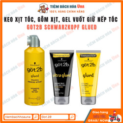 Keo xịt tóc, gôm xịt, gel vuốt giữ nếp tóc Got2B Schwarzkopf Glued