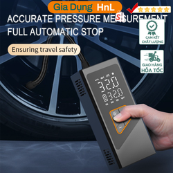 HnL Store - Máy bơm lốp điện không dây Electric Air Pump, Portable Battery Compressor 2000mAh
