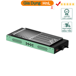 HnL Store - Lò Nướng Thịt BBQ 3-4 người Không Khói, Dễ Vệ Sinh 1000W