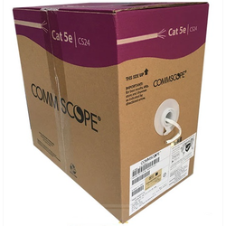 Cáp mạng Lan Commscope CS24 UTP CAT5E 305m Trắng 6219590-2 hàng Chính hãng, Nhôm mạ đồng