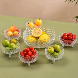 Thố thủy tinh đựng mứt ngày tết
