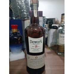 Vỏ chai rươu ngoai Dewar's 18 dùng trang trí trưng bày