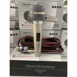 Micro Karaoke Có Dây Tomahawk Made in Japan cao cấp thu âm nhạy, hút tiếng Mic cho dàn karaoke, loa kéo