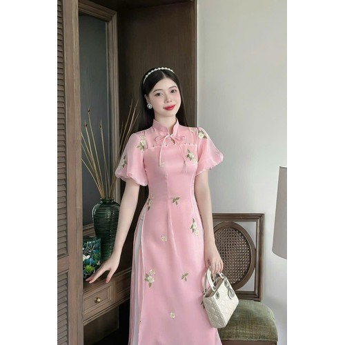 Ao dai 2 lop best sale