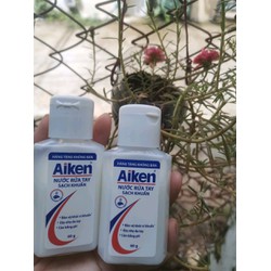 3 chai nước rửa tay Aiken 60g