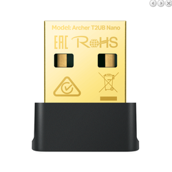 USB WiFi TP-Link 2.4/5GHz Nano Bluetooth 4.2 AC600 Archer-T2UB-Nano