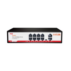 Switch 8 cổng PoE và 2 cổng Uplink Giga 1000Mbps