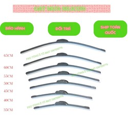 [BH 3 THÁNG] Chổi gạt mưa Silicon nhiều kích thước (từ 35 - 65 cm). Dùng lắp hầu hết các loại xe con, xe tải nhỏ.