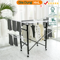 HnL Store- Giàn treo quần áo, khăn tắm Spa, Salon tóc Multi-Style Indoor Metal Clothes Rack