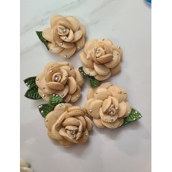 Hoa cài áo trang trí phong cách hàn quốc