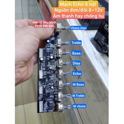 Bo Echo 8 nút chuyên dòng Loa kéo - âm thanh cực hay và chuẩn