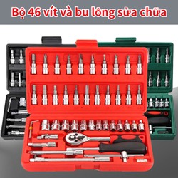 Bộ Dụng Cụ Mở Bulong Ốc Vít Đa Năng 46 Chi Tiết - Hàng Mới, Không Han Gỉ