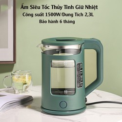 Ấm siêu tốc GUGKDD GD-ST13 Thủy Tinh 2.5L
