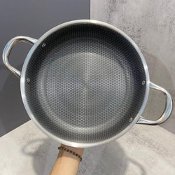 Chảo hai quai tổ ong chống dính size 28cm