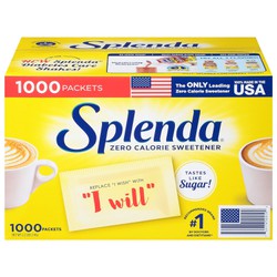 Đường dành cho người ăn kiêng và tiểu đường Splenda No Calorie Sweetener của Mỹ hộp 1000 gói mỗi gói 1gr