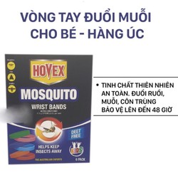 Hộp 6 vòng đuổi muỗi Mosquito Band Úc