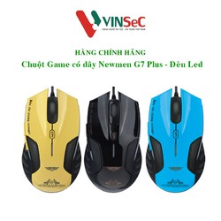 Chuột quang có dây  USB chuyên game, văn phòng Newmen G7+