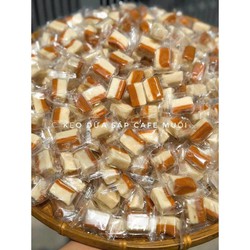 Kẹo Dừa Sáp Non Vị Cà Phê Muối Gói 500g Đặc Sản Bến Tre Thơm Ngon Béo Ngậy