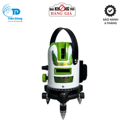 Máy cân bằng laser 5 tia xanh AKUZA AK-911Plus Đế Bi, Chỉnh Độ Sáng Tia, Điều Khiển Máy Xoay Từ Xa