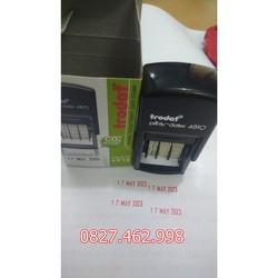 Dấu ngày tháng năm liền mực