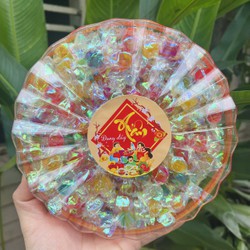Hộp kẹo Tết 2024 - 300G Kẹo điều ước trái cây (kẹo kim cương)