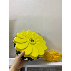 [HOT] Khay Mứt Hoa Cúc 5 Ngăn Đựng Bánh Kẹo Ngày Tết Nhựa Lúa Mạch An Toàn