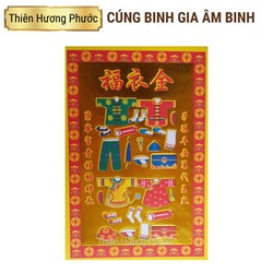 Cúng binh gia âm binh xịn 1 lá
