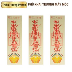 Phù khai trương máy móc 1 lá