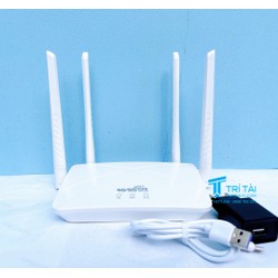 [New] Bộ phát wifi 3G 4G - CPE - 4 râu, tốc độ 300Mps, Nguồn 5v TypeC