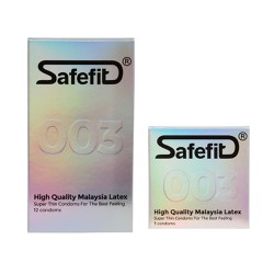 Bao cao su siêu mỏng thứ 3 thế giới 003 Safefit công nghệ Đức hộp lớn 10 cái