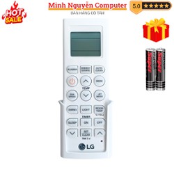 Điều khiển điều hòa LG Mã 02, Hàng zin, remote máy lạnh LG - Tặng kèm pin - Minh Nguyễn