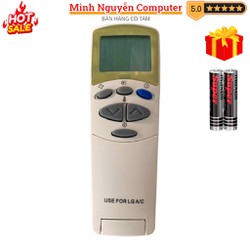 Điều khiển điều hoà LG Mã 06 nắp bật, remote máy lạnh LG - Tặng kèm pin - Minh Nguyễn