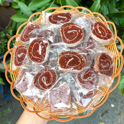 500G Kẹo mãng cầu cuộn dẻo chua ngọt thơm ngon