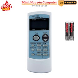 Điều khiển điều hòa SHARP Mã 09 xanh, remote máy lạnh SHARP - Tặng kèm pin - Minh Nguyễn