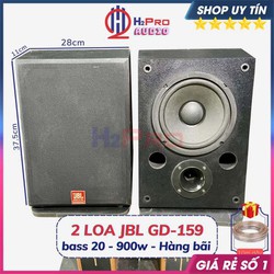 Đôi Loa Full 20 JBL GD-159 900W Bãi Xịn - Treble Neo - Bass Từ 100, Loa Trợ Lời Bass 20 Nhỏ Gọn, Đánh Chất - H2Pro Audio