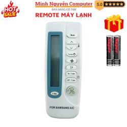 Điều khiển điều hòa Samsung Mã 05 màn hình dọc, remote máy lạnh Samsung - Tặng kèm pin - Minh Nguyễn