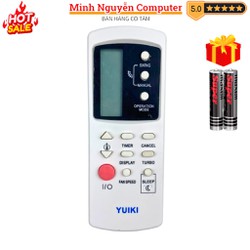 Điều khiển điều hòa YUIKI Mã 01, remote máy lạnh YUIKI - Tặng kèm pin - Minh Nguyễn