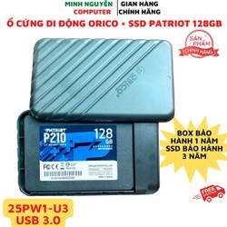 Ổ Cứng Di Động 128GB PATRIOT, Box Orico 25PW1-U3 2.5in chuẩn USB 3.0 dung lượng 128GB - Bảo hành 3 năm