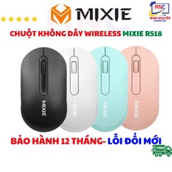 Chuột không dây Wireless Mixie R518 - thiết kế cực đẹp