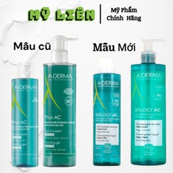 chính hãng- Sữa rửa mặt Aderma Gel cho da dầu mụn, nhạy cảm 200ml - 400ml Pháp