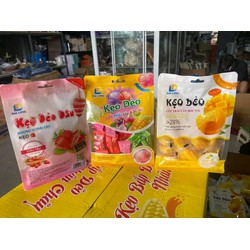 2 gói kẹo trái cây lột vỏ
