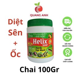 Helix 500WP - Thuốc Diệt Ốc Sên, Ốc Bưu Vàng và Các Loại Sên Nhớt Hại Cây Trồng Trong Vườn - Dạng Phun Chai 50Gr