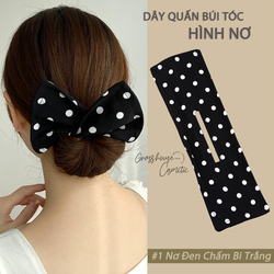 Deft Bun Bow Hairpin dây quấn búi tóc hình nơ sang trọng nhẹ nhàng quý phái - Hàng có sẵn