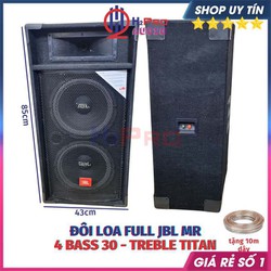 Đôi Loa Full 30 JBL MR 1400W 4 Bass 30 Tặng 10M Dây (2 Cây), Loa Hát Karaoke Gia Đình Chất Âm Hay, Bass Lực -H2pro Tech