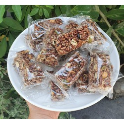 1kg Thanh granola gạo lứt ngũ cốc ăn kiêng tốt cho sức khỏe - đồ ăn vặt
